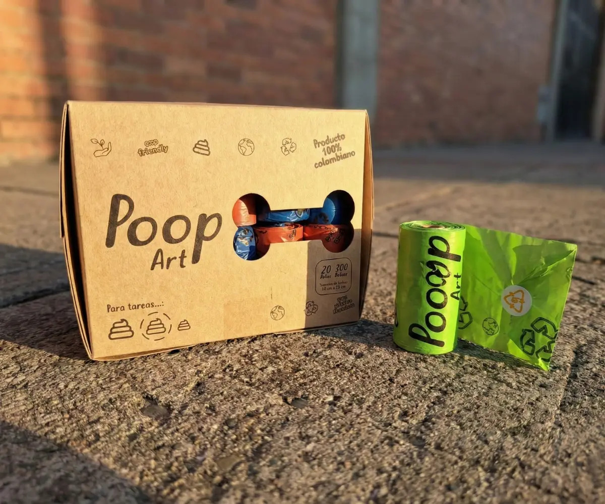 bolsas de plástico 100% recicladas y biodegrdables para perros